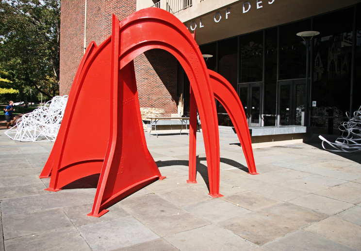 Jerusalem Stabile, 1976, Steel Alexander Calder, Penn Art Collection